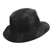 55%OFF メンズつばの帽子 （男性と女性のための）ウールブレンド - ウールリッチバケットハット Woolrich Bucket Hat - Wool Blend (For Men and Women)画像